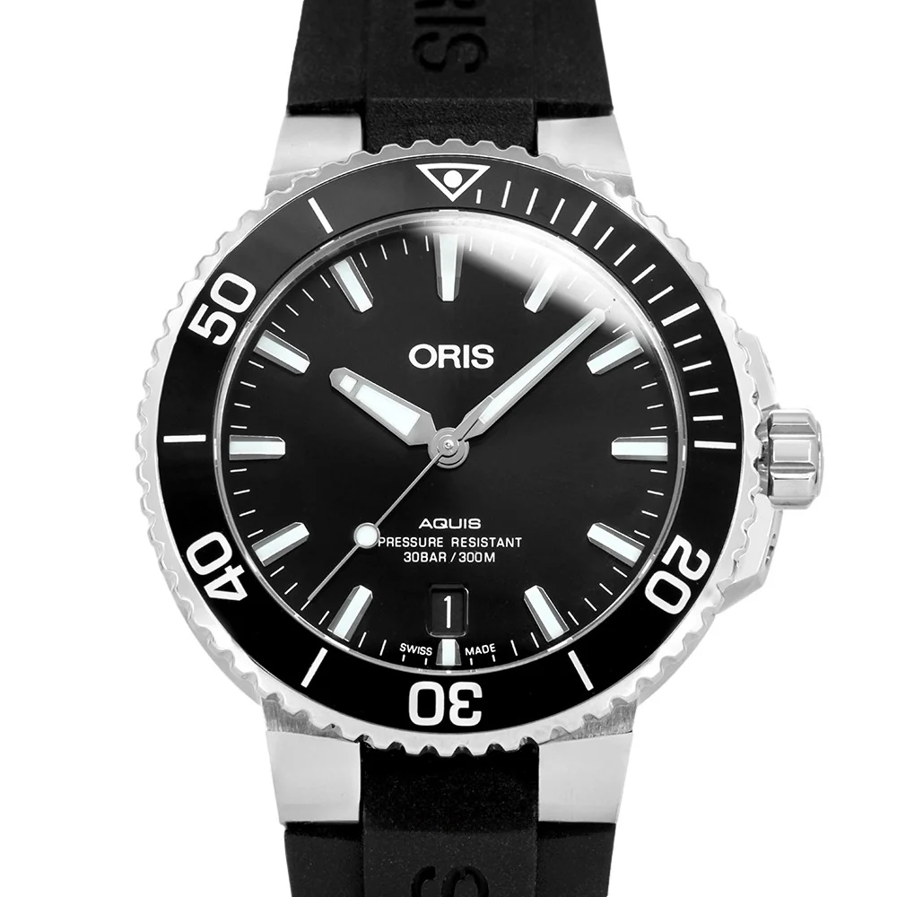 Oris 01 733 7732 4134-07 4 21 64FC Aquis Automatic Men's Watch - Image 3
