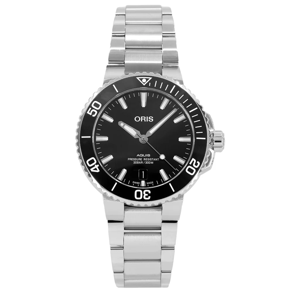 Oris 01 733 7732 4134-07 8 21 05PEB Aquis Black Dial Auto - Image 2
