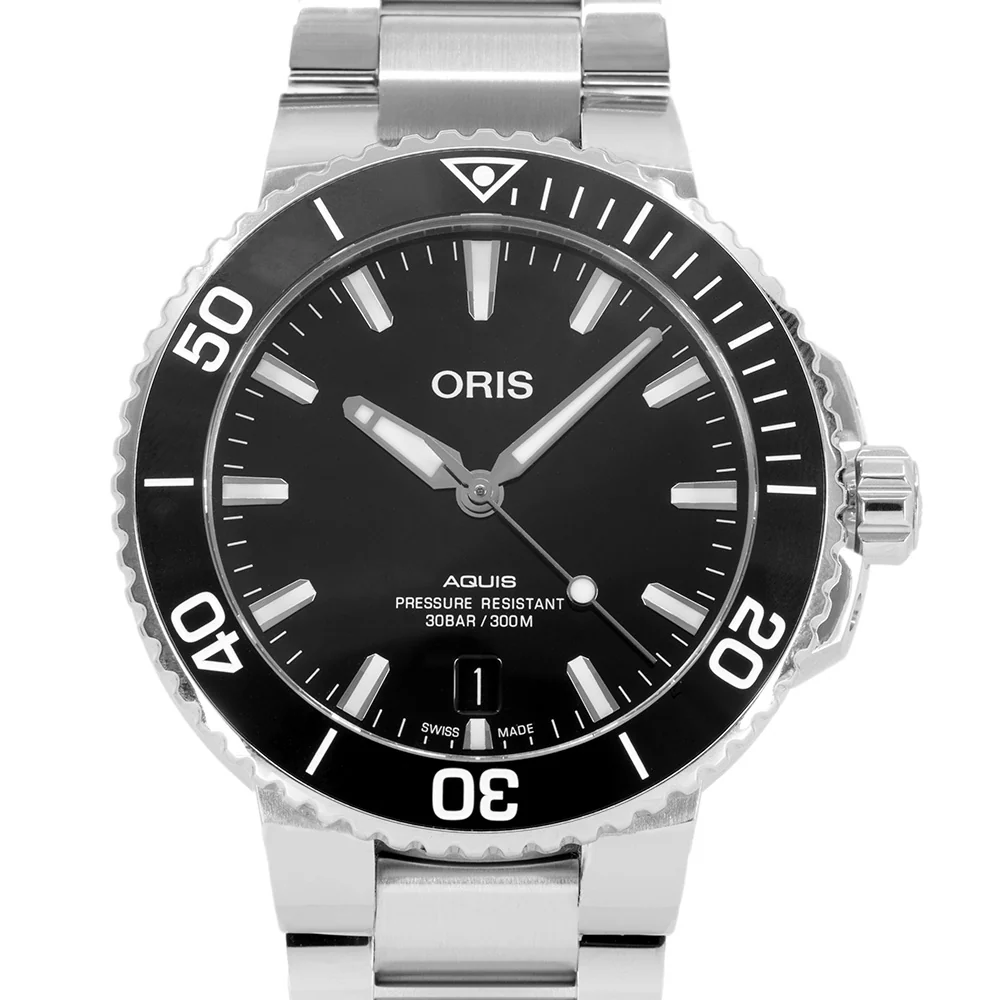 Oris 01 733 7732 4134-07 8 21 05PEB Aquis Black Dial Auto - Image 3