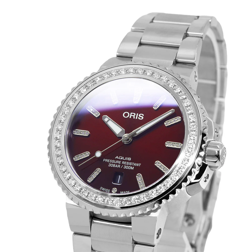 Oris 01 733 7766 4998-07 8 22 05PEB Aquis Diamonds Automatic - Image 10