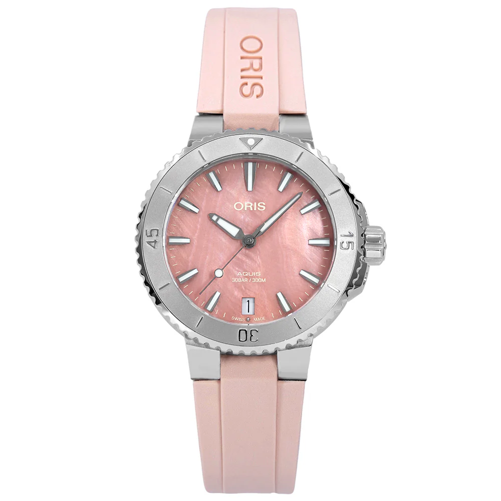 Oris 01 733 7770 4158-07 4 18 66FC Aquis Pink Dial Auto - Image 2