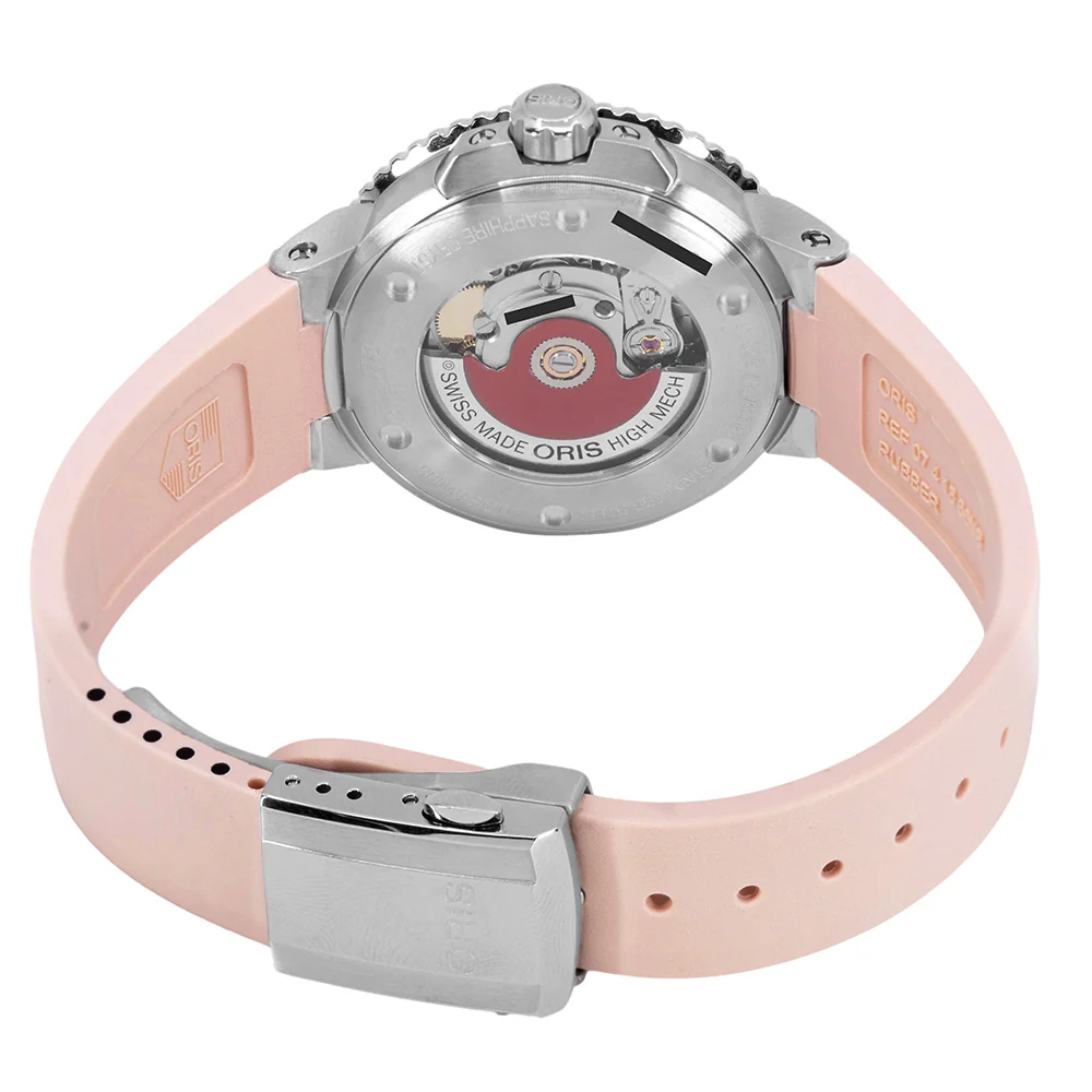 Oris 01 733 7770 4158-07 4 18 66FC Aquis Pink Dial Auto - Image 5