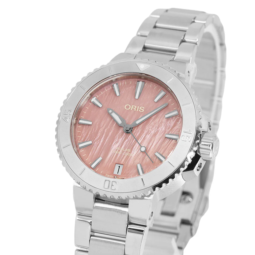 Oris 01 733 7770 4158-07 8 18 05P Aquis Pink Dial Auto - Image 10