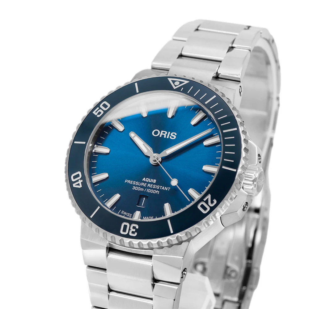 Oris 01 733 7789 4135-07 8 23 04PEB Aquis Automatic Date Men's Watch - Image 10