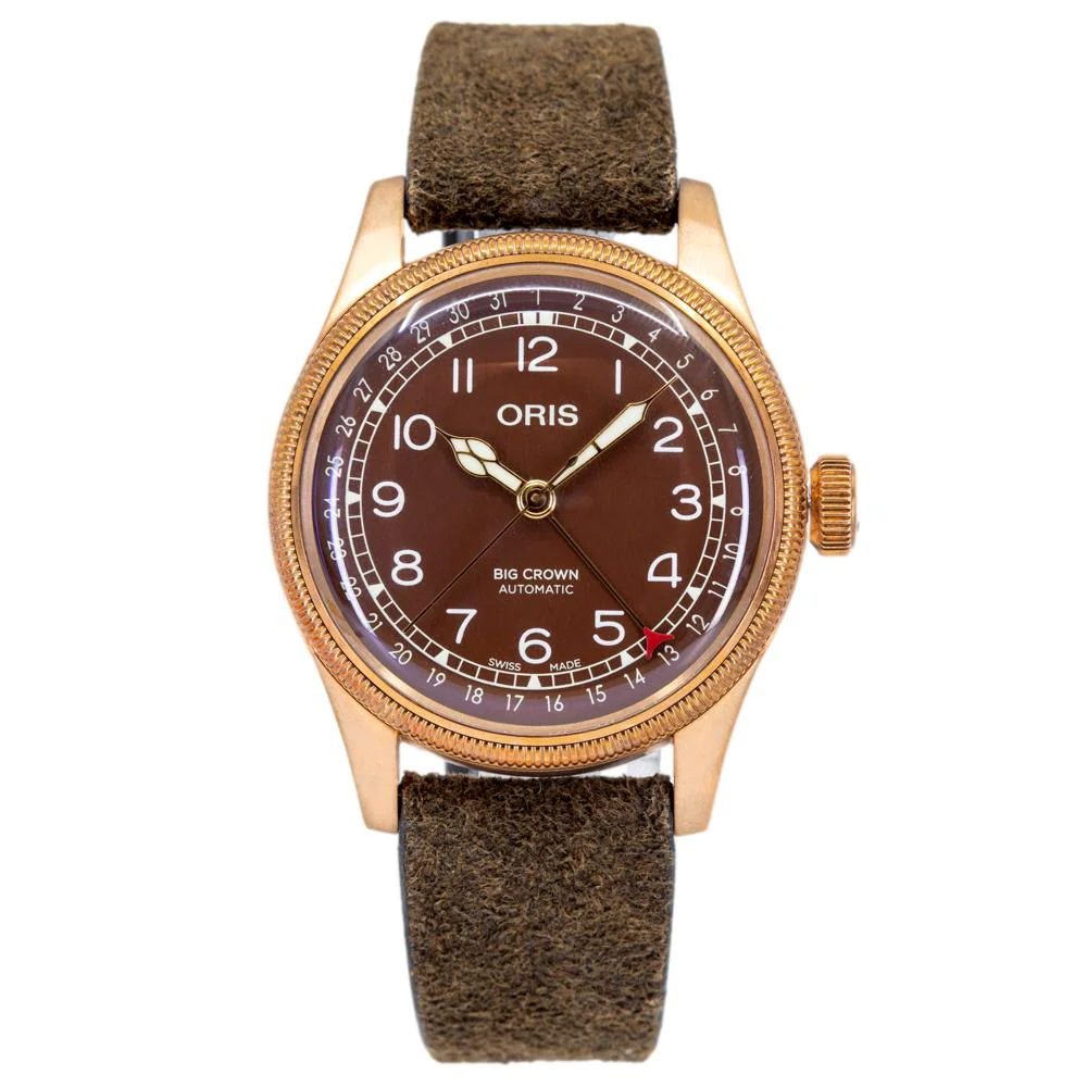 Oris 01 754 7741 3166-07 5 20 74BR Big Crown Bronze Watch - Image 2