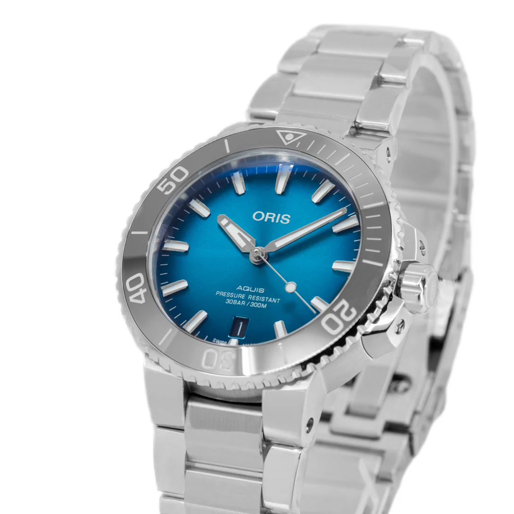 Oris 01 733 7732 4155-07 8 21 05PEB Aquis Date Auto Men's Watch - Image 10