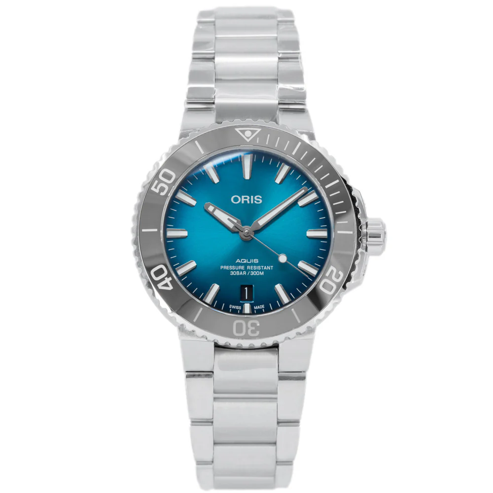 Oris 01 733 7732 4155-07 8 21 05PEB Aquis Date Auto Men's Watch - Image 2