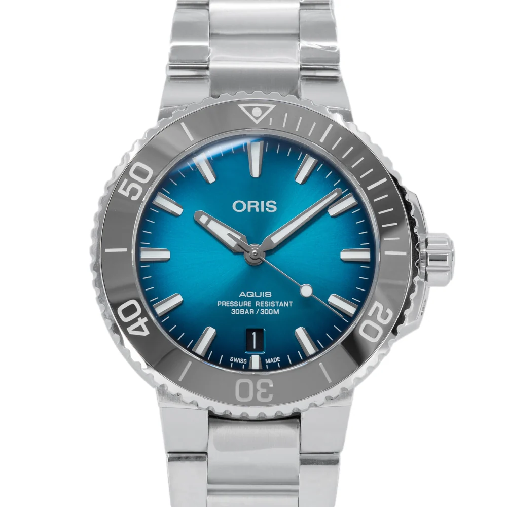 Oris 01 733 7732 4155-07 8 21 05PEB Aquis Date Auto Men's Watch - Image 3