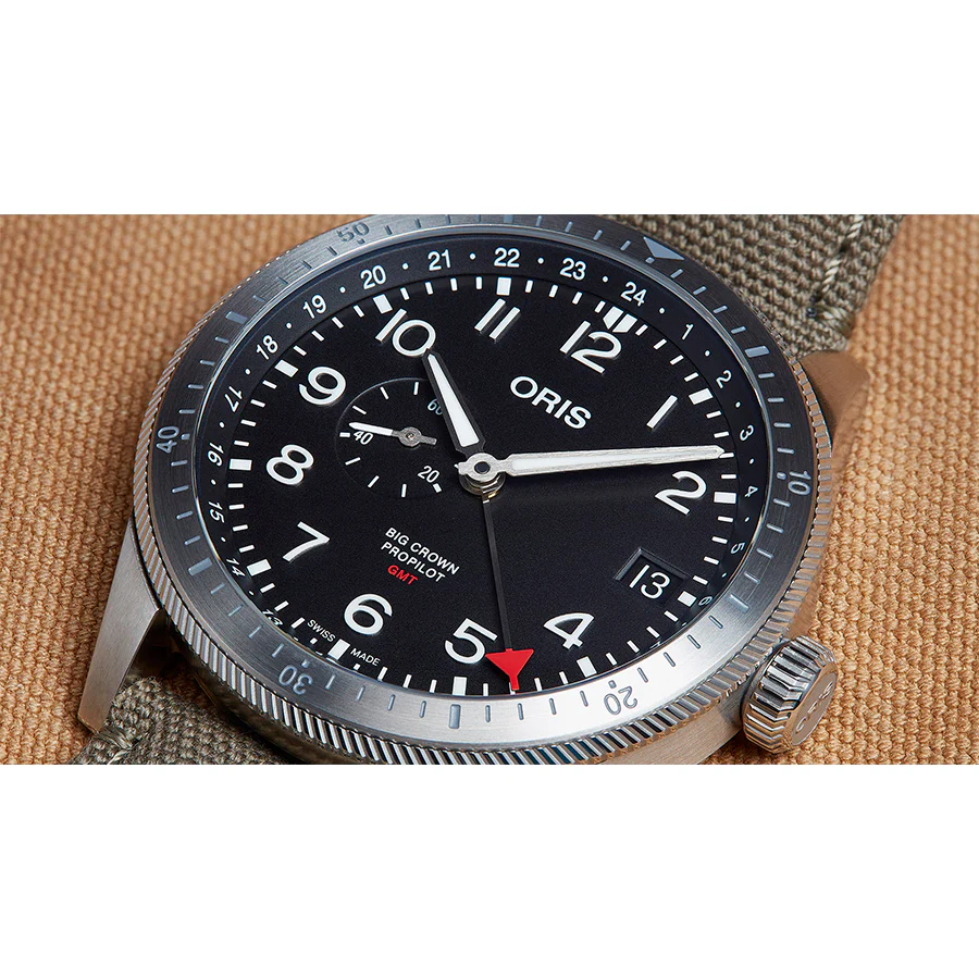 Oris 01 748 7756 4064-07 5 22 07LC Big Crown Black Dial Watch - Image 3