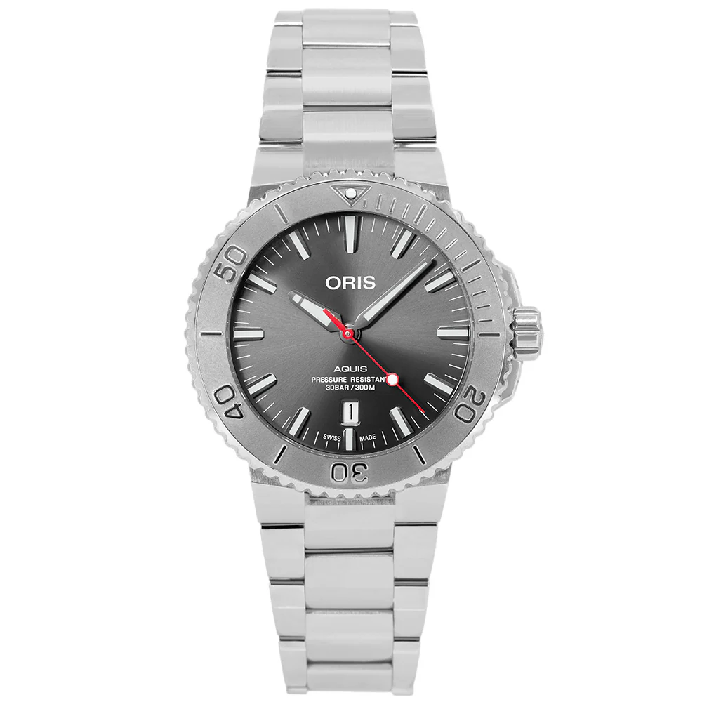 Oris Men's 01 733 7730 4153-07 8 24 05PEB Grey Dial Auto - Image 2