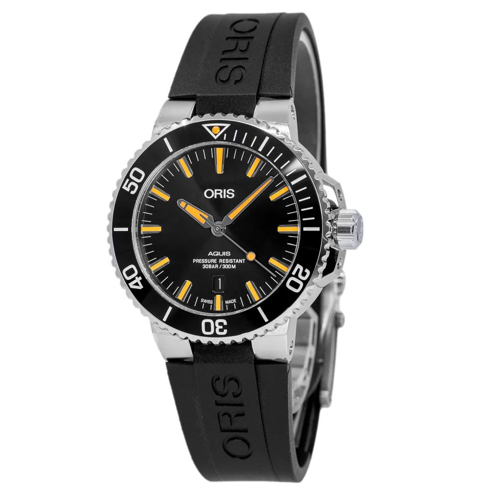 Oris Men's 01 733 7730 4159-07 4 24 64EB Aquis Date Watch