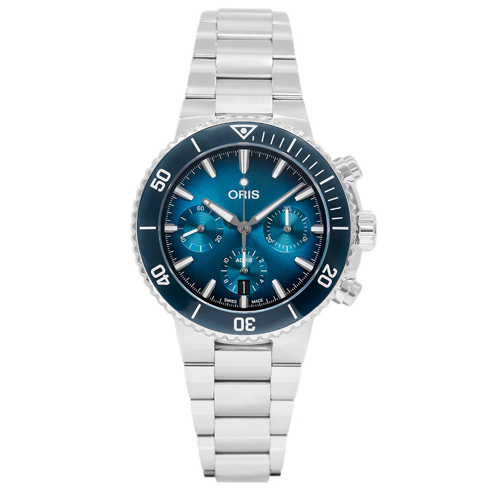 Oris Men's 01 771 7793 4155-07 8 23 01PEB Aquis Auto Chrono - Image 2