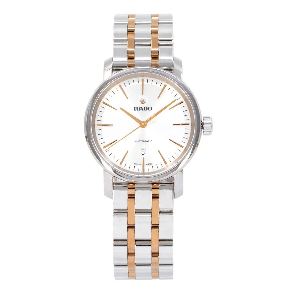 Rado Ladies R14050103 Diamaster Two-Tone Silver Dial Watch - Image 2