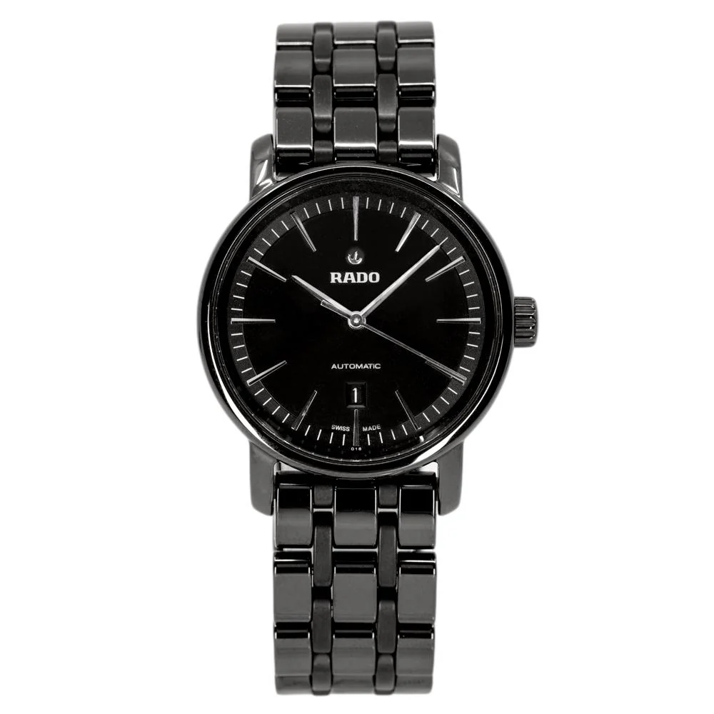 Rado Men's R14043182 Diamaster Black Dial Watch - Image 2