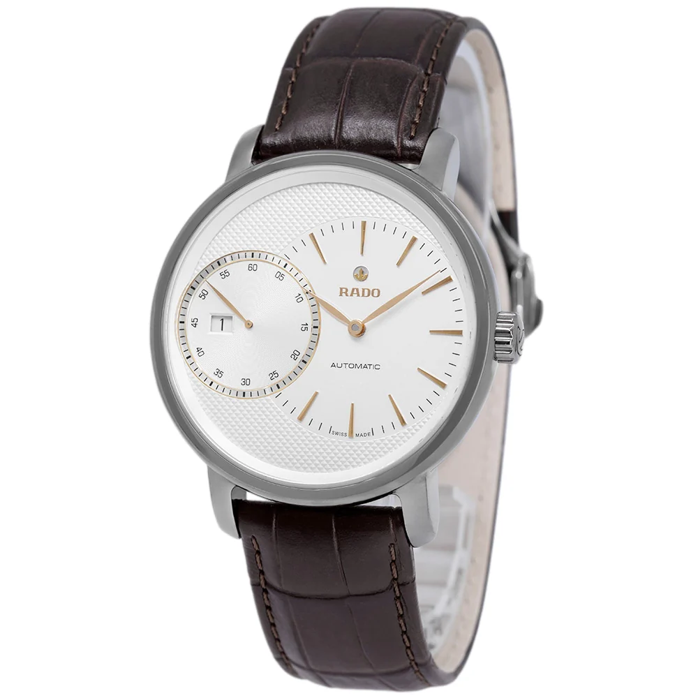 Rado Men's R14129116 DiaMaster Grande Seconde 43mm Automatic