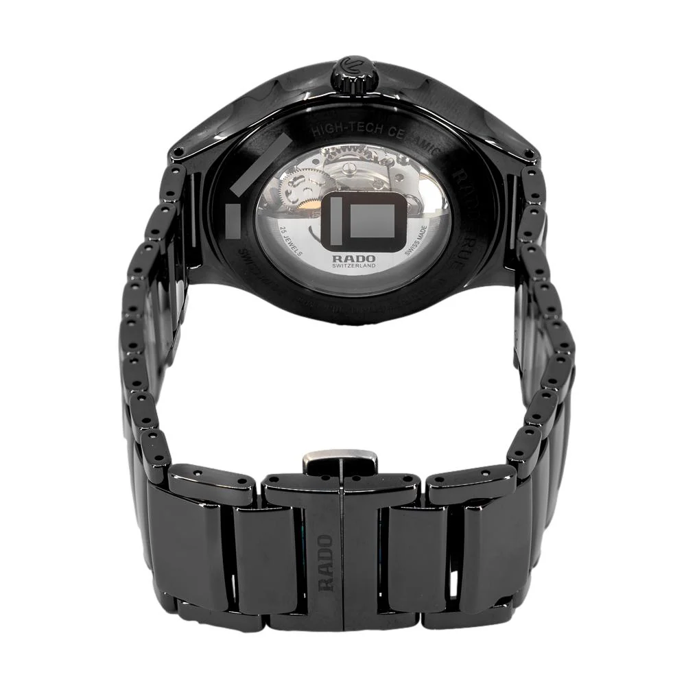 Rado Men's R27100162 Open Heart Black/Skeleton Dial Watch - Image 4