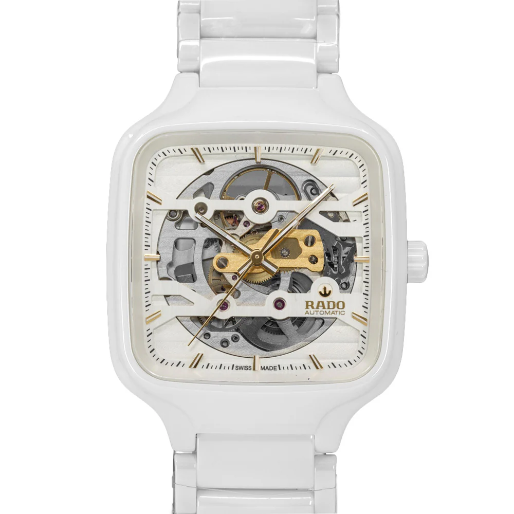 Rado R27126012 True Square Skeleton White Ceramic Automatic - Image 2