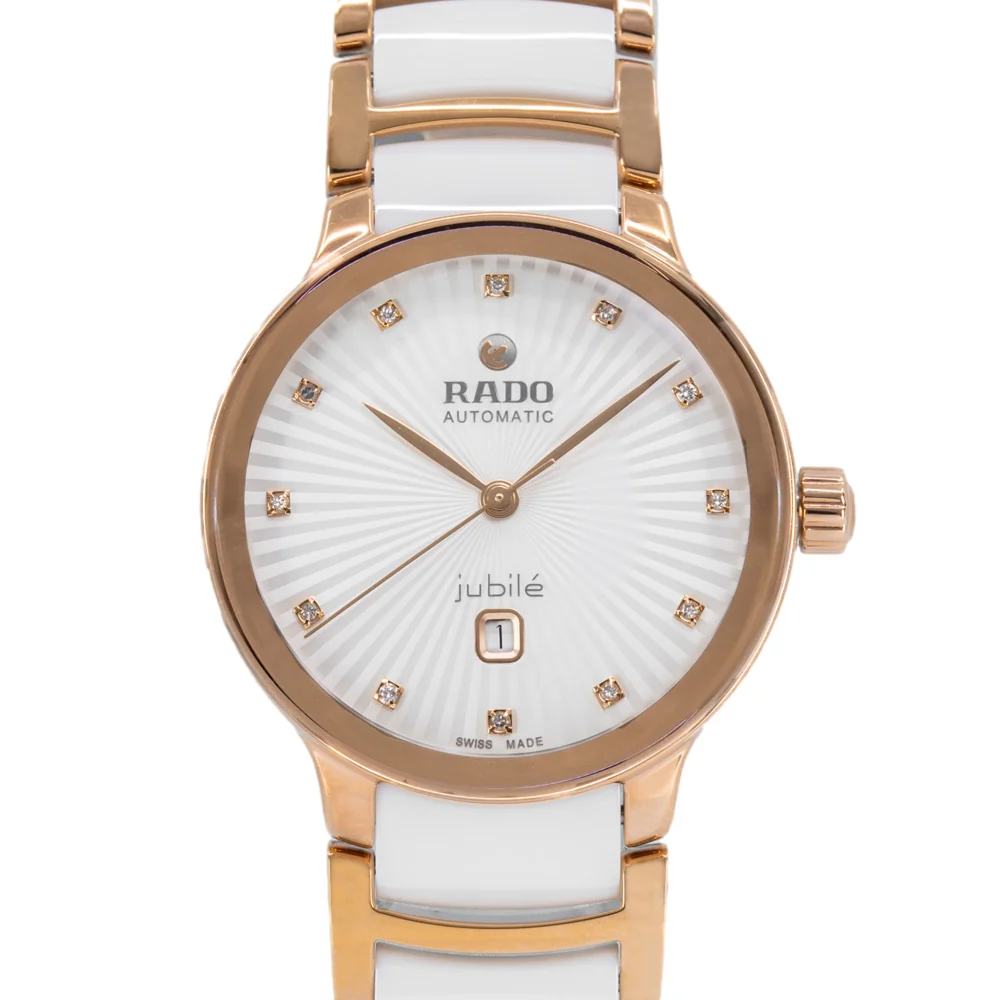 Rado Women's R30019744 Centrix White Dial Diamonds Automatic - Image 2