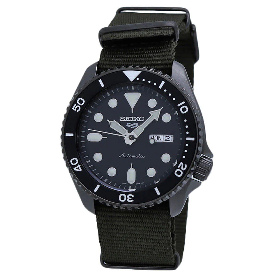 Seiko Men's 5 Sports SRPD65K4 Black Dial Watch