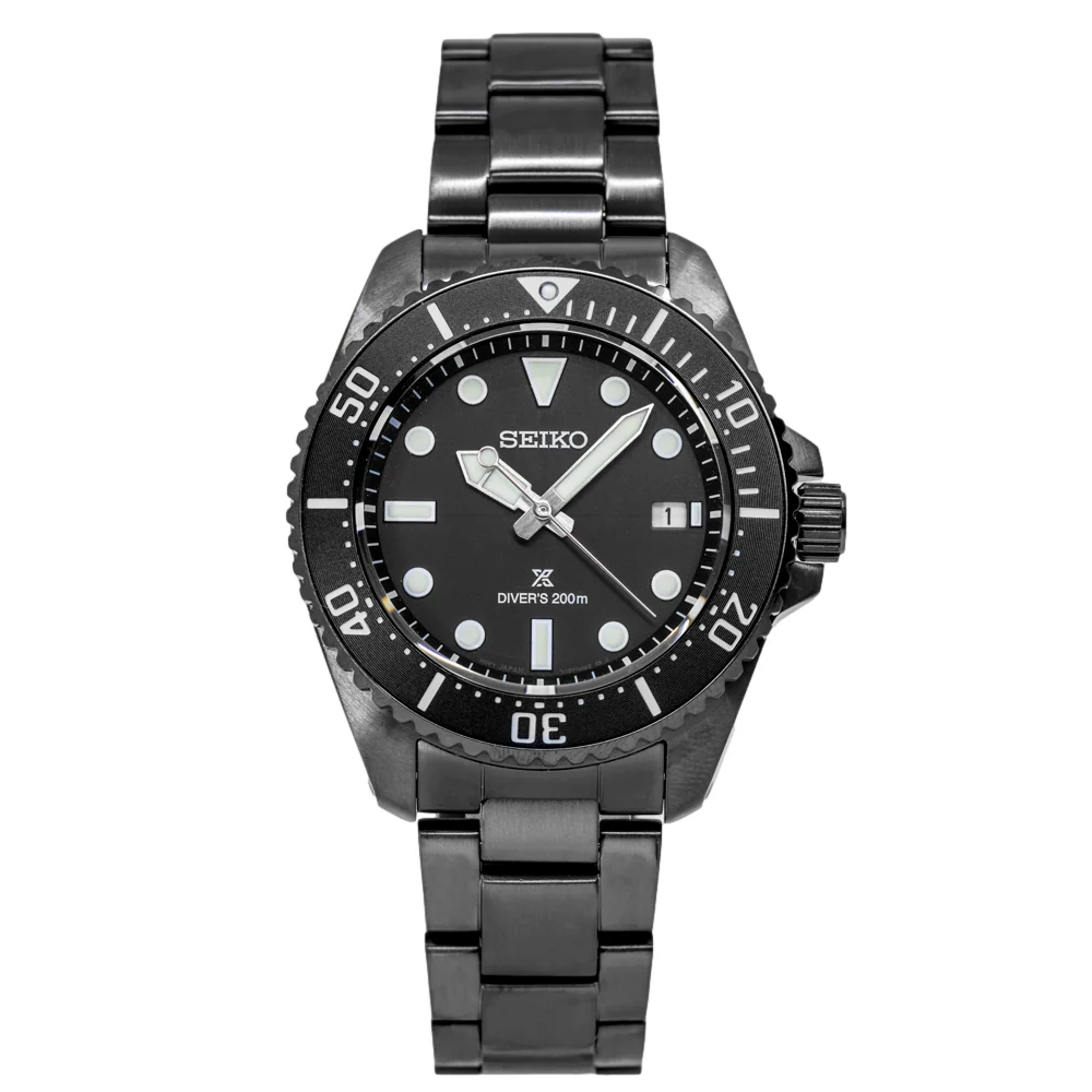 Seiko Men's SNE599P1 Prospex 20ATM 41mm Solar Diver - Image 2