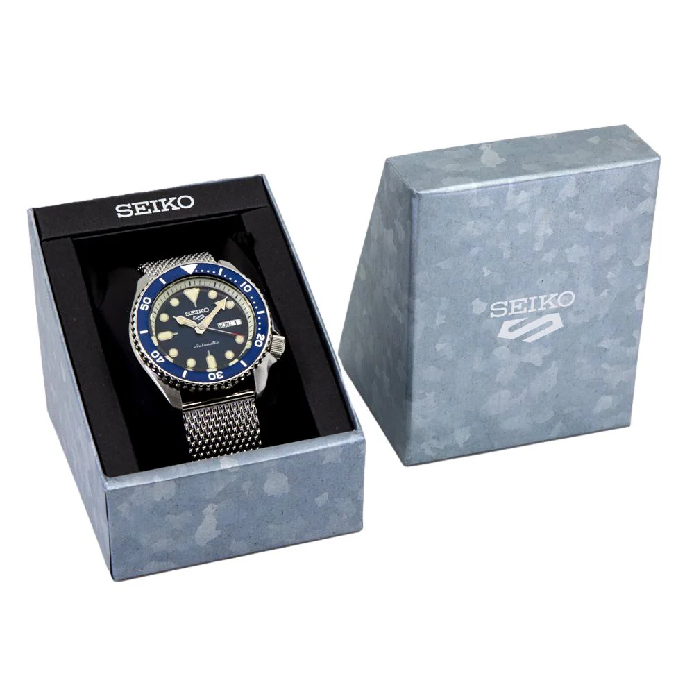 Seiko Men's SRPD71K1 5 Sports Blue Dial Watch - Image 10