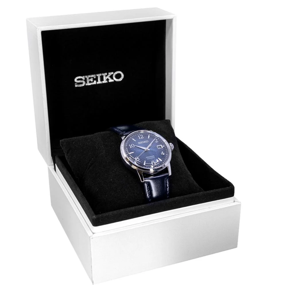 Seiko Men's SRPE43J1 Presage Blue Dial Watch - Image 8