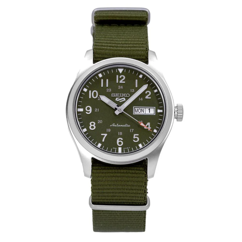 Seiko Men's SRPG33K1 5 Sports Green Dial Auto Watch - Image 2