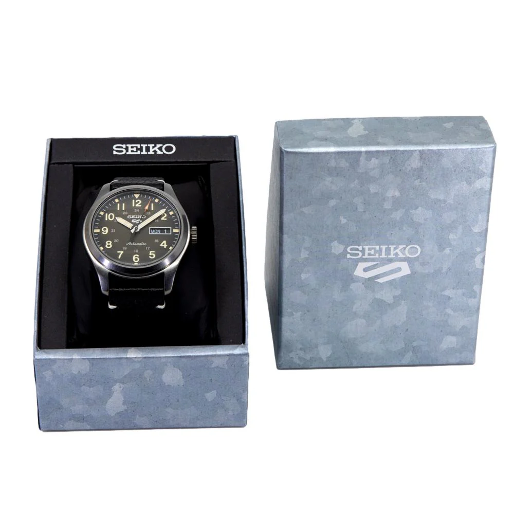 Seiko Men's SRPG41K1 Sport Black Dial Auto Watch - Image 9