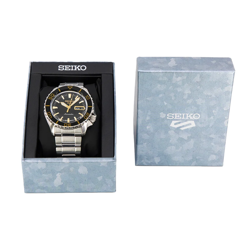 Seiko Men's SRPK99K1 5 Sports Black Dial Automatic - Image 10