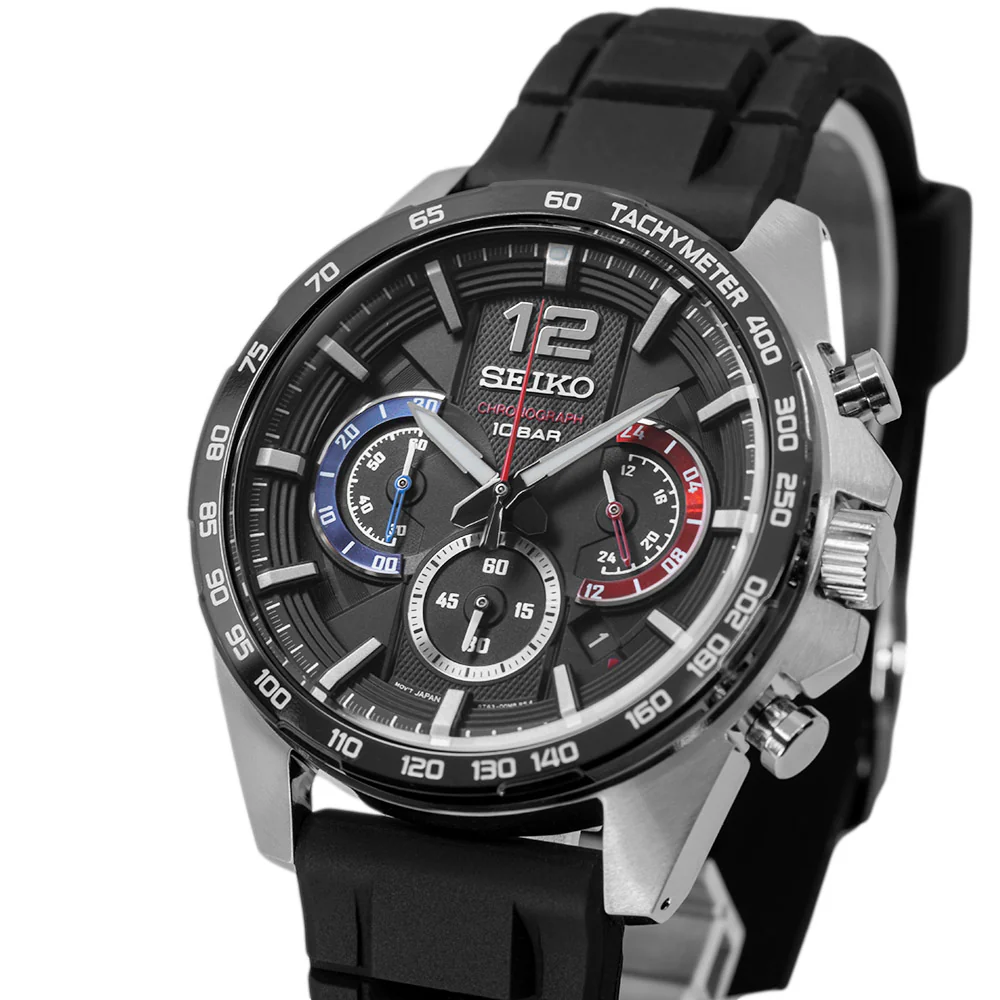 Seiko Men's SSB347P1 Discover More 44mm Quartz Chronograph - Image 10
