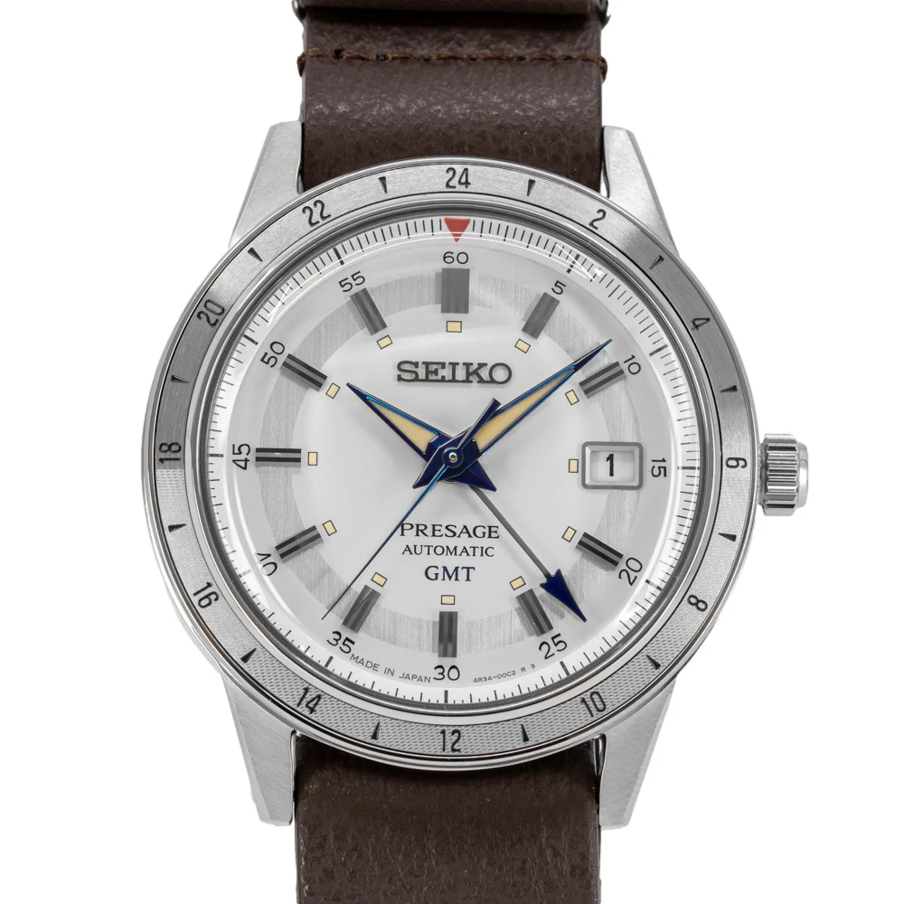 Seiko Men's SSK015J1 Presage Style 60's Auto GMT Ltd. Ed. - Image 3