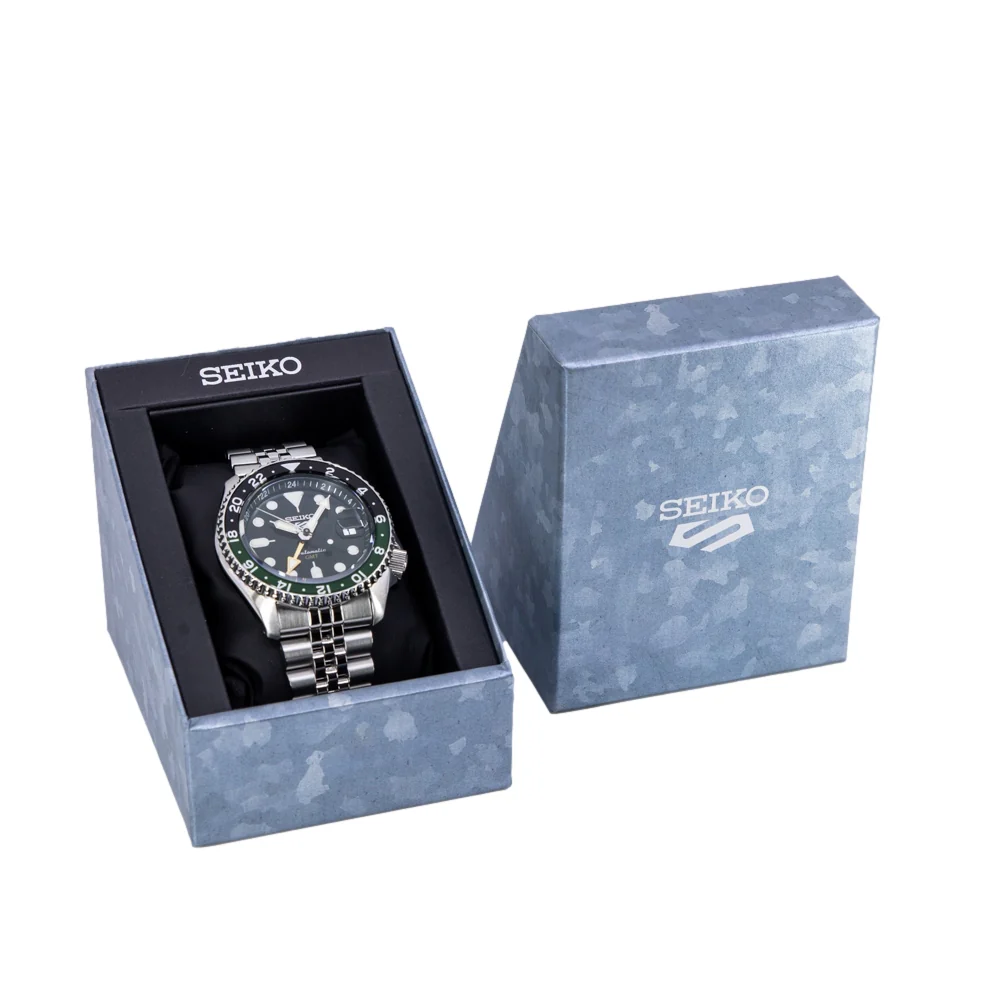 Seiko Men's SSK035K1 5 Sports Green Dial Automatic GMT - Image 11