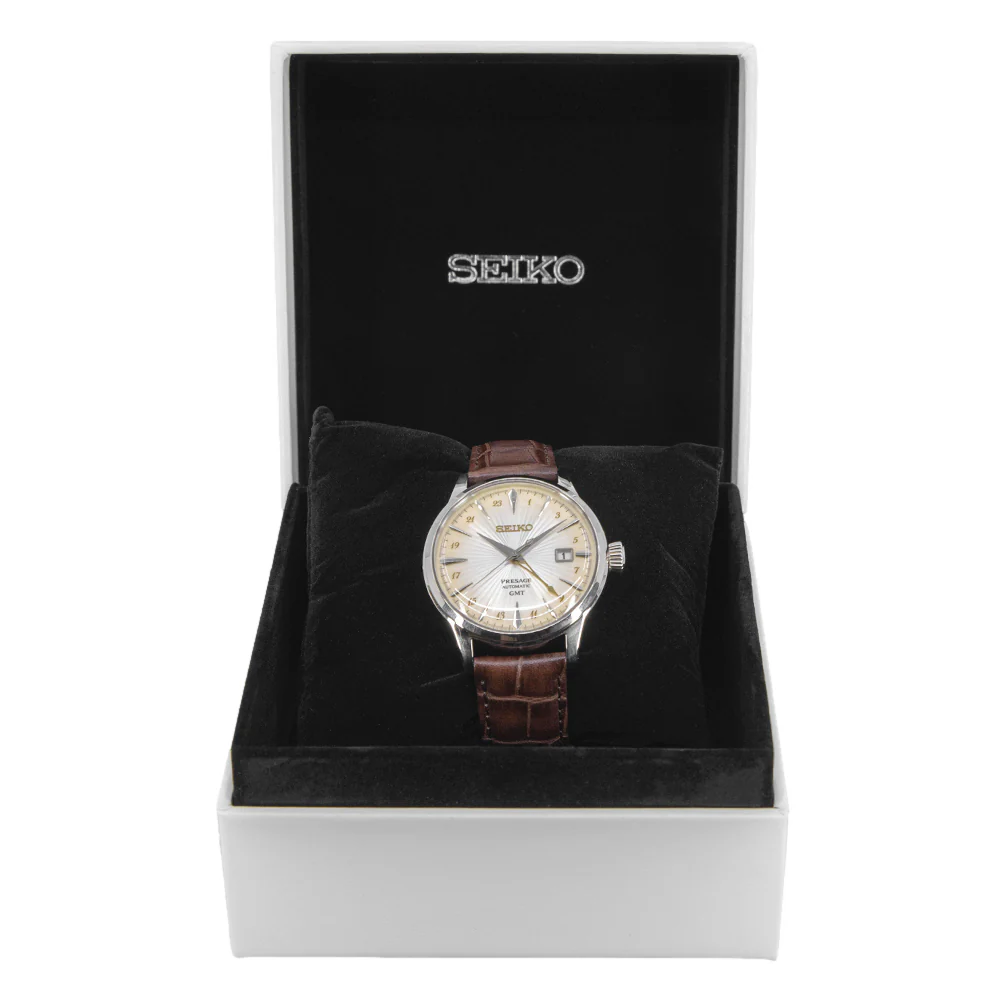Seiko Men's SSK041J1 Presage Cocktail Auto GMT - Image 8