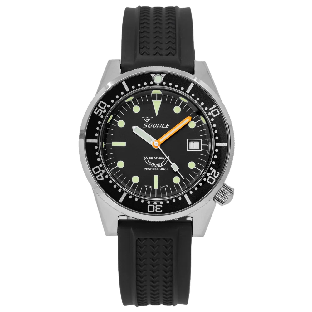 Squale Men's 1521BKBL.VO Black Blasted 1521 Auto - Image 3