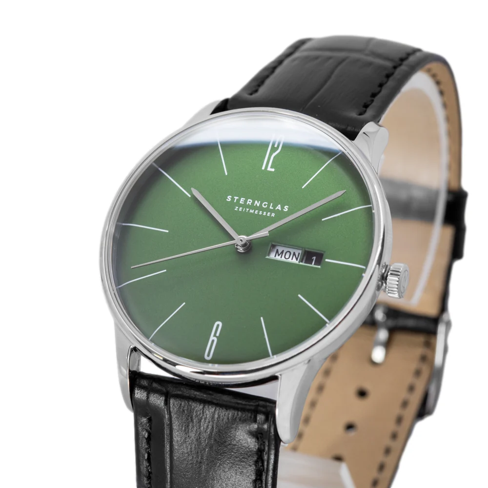 Sternglas Men's S01-BE08-HE04 Berlin Olive Green 38mm Quartz - Image 10