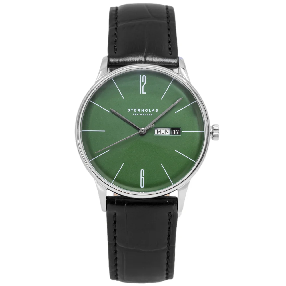 Sternglas Men's S01-BE08-HE04 Berlin Olive Green 38mm Quartz - Image 3