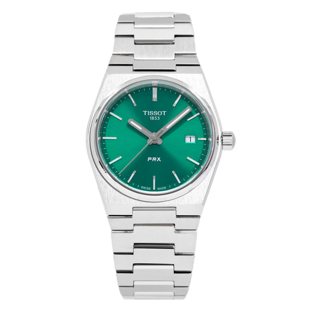 Tissot Ladies T137.210.11.081.00 PRX Green Dial 35mm Quartz - Image 2
