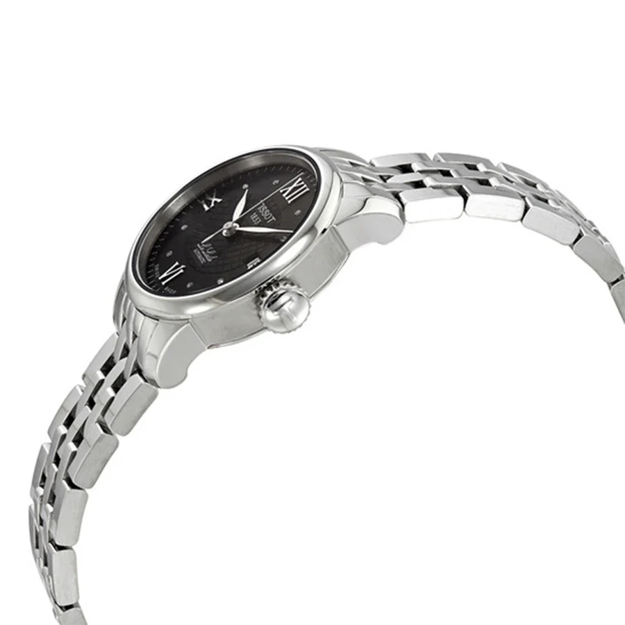 Tissot Ladies T41.1.183.56 Le Locle Black Dial Diamond Watch - Image 4
