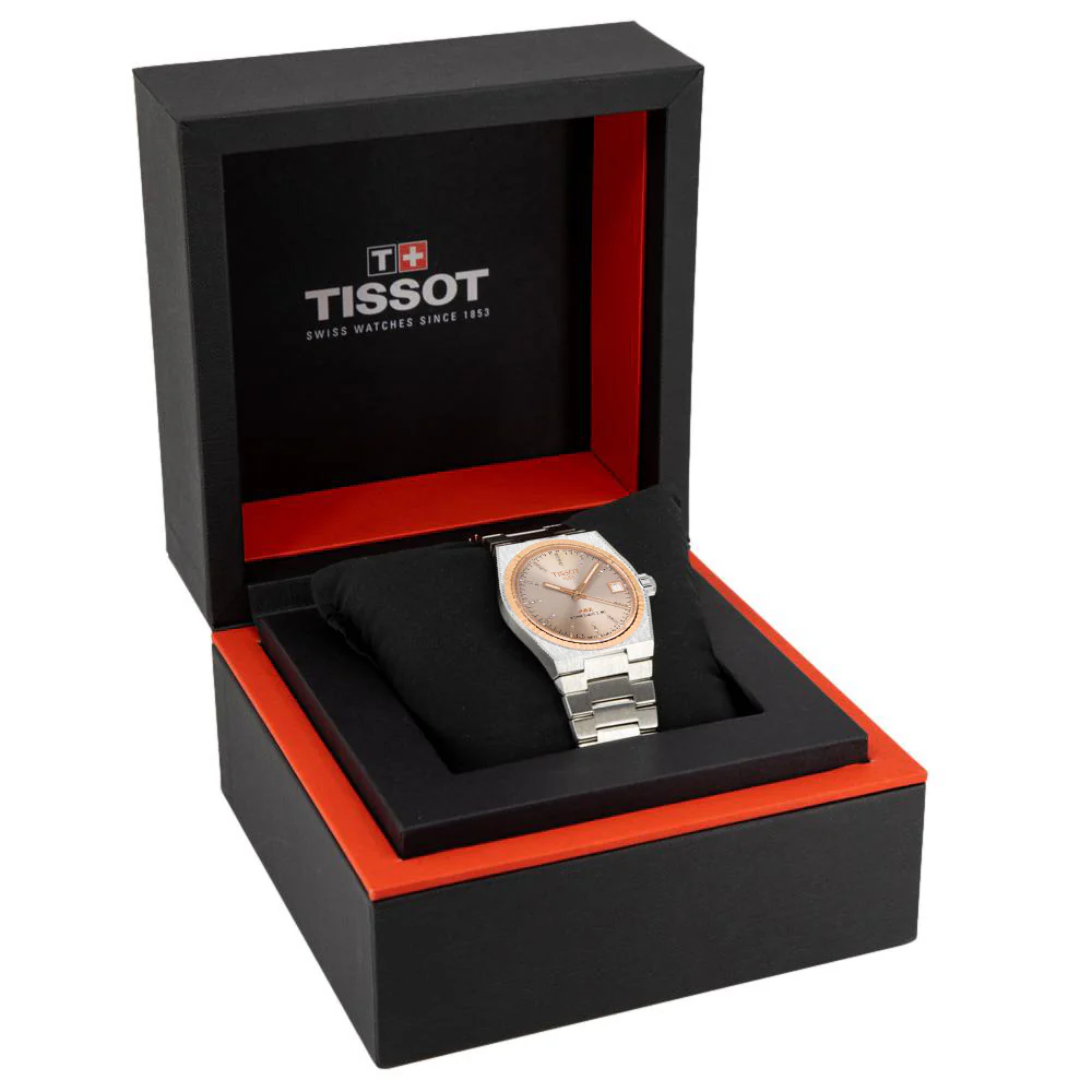 Tissot Ladies T931.207.41.336.00 PRX 18k Gold Bezel Auto - Image 9