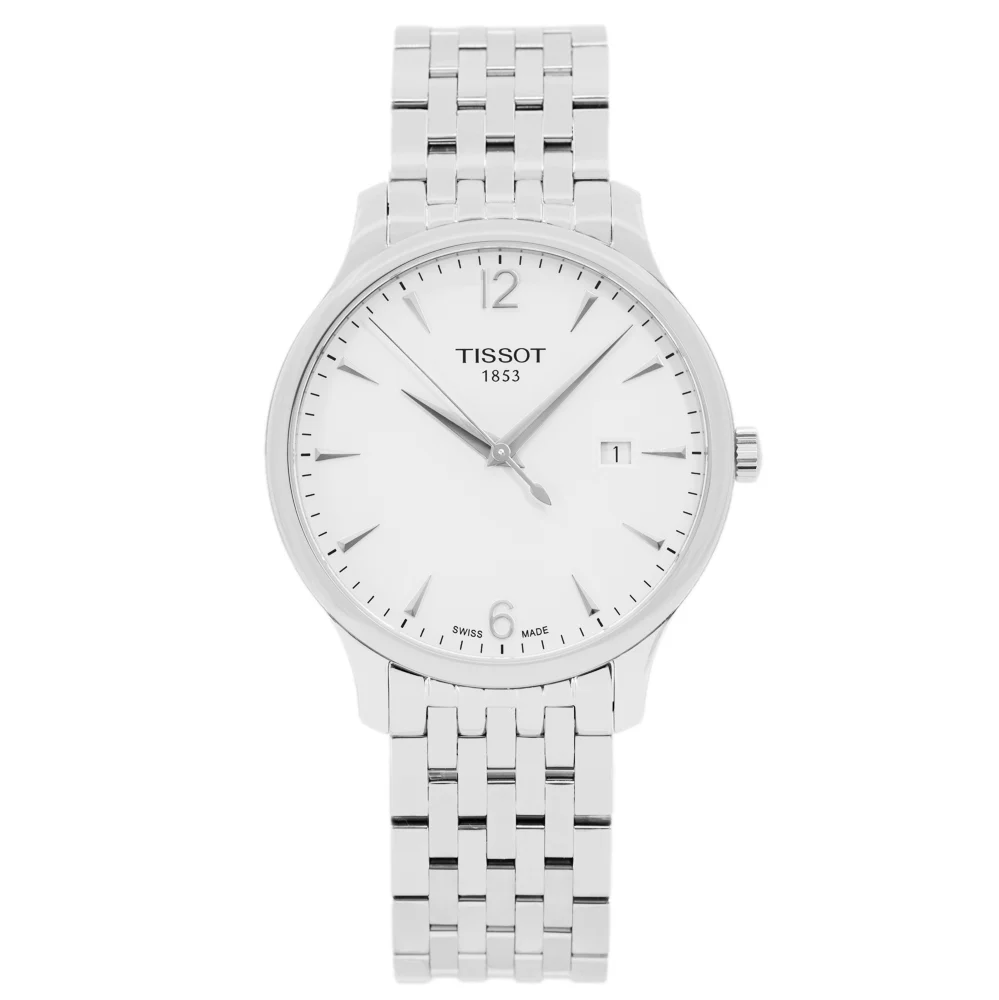 Tissot Men's T063.610.11.037.00 Tradition Silver Dial Quartz - Image 2