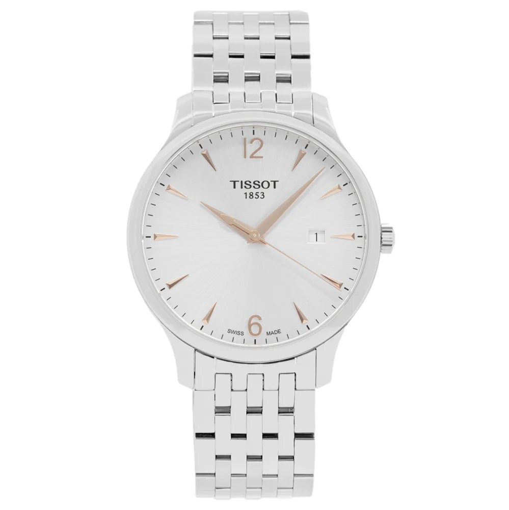 Tissot Men's T063.610.11.037.01 Tradition Silver Dial Quartz - Image 2