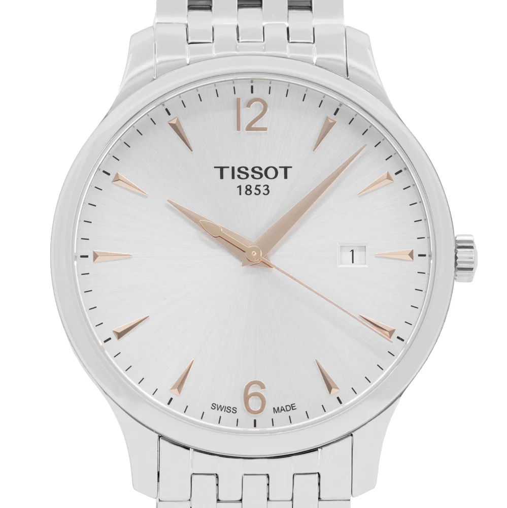 Tissot Men's T063.610.11.037.01 Tradition Silver Dial Quartz - Image 3