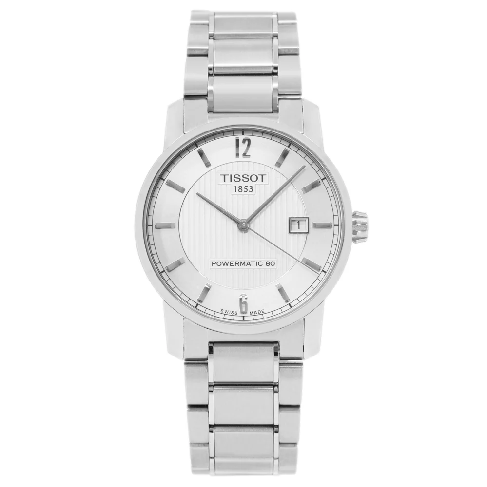 Tissot Men's T087.407.44.037.00 T-Classic 40mm Titanium Auto - Image 2