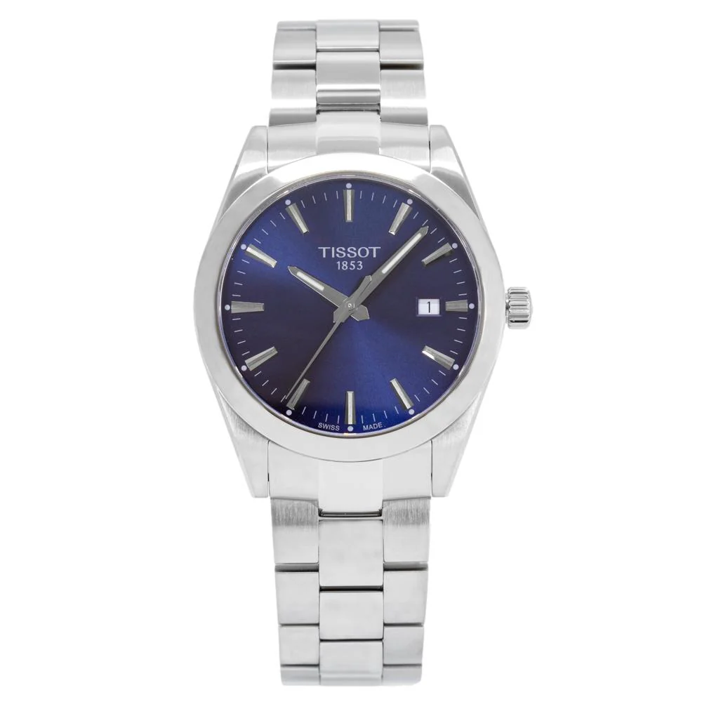 Tissot Men's T127.410.11.041.00 T-Classic Blue Dial Watch - Image 2