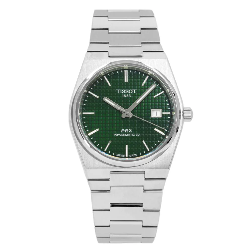 Tissot Men's T137.407.11.091.00 PRX Green Dial Watch - Image 2