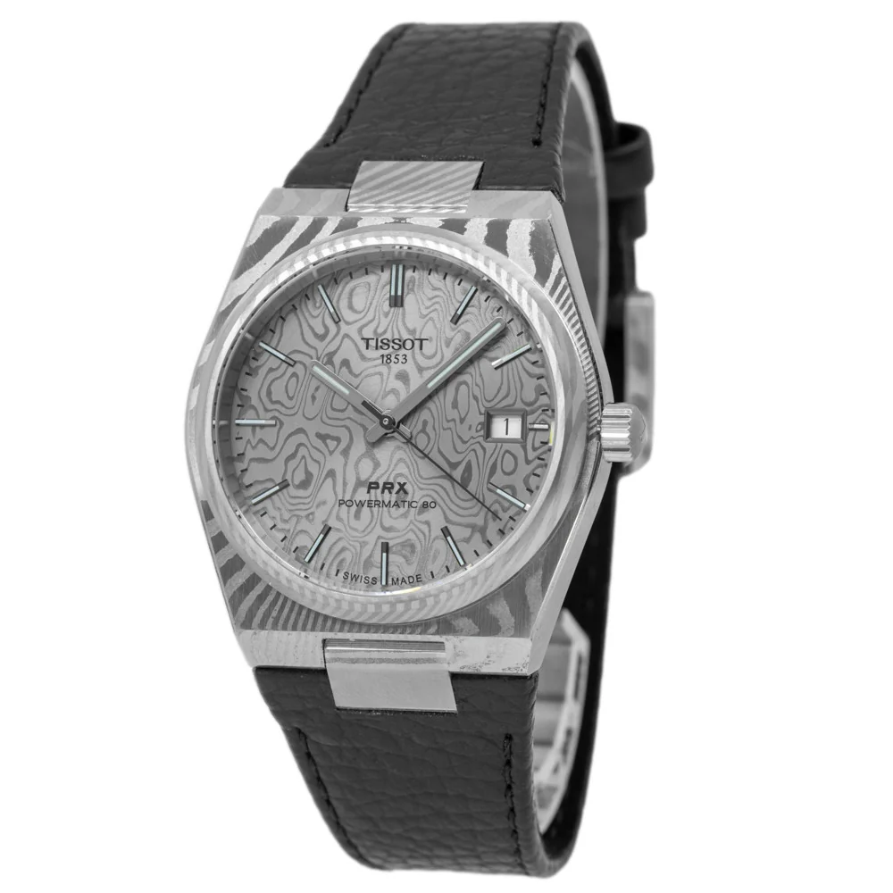 Tissot Men's T137.807.96.081.00 PRX Damascus Steel 38mm Auto