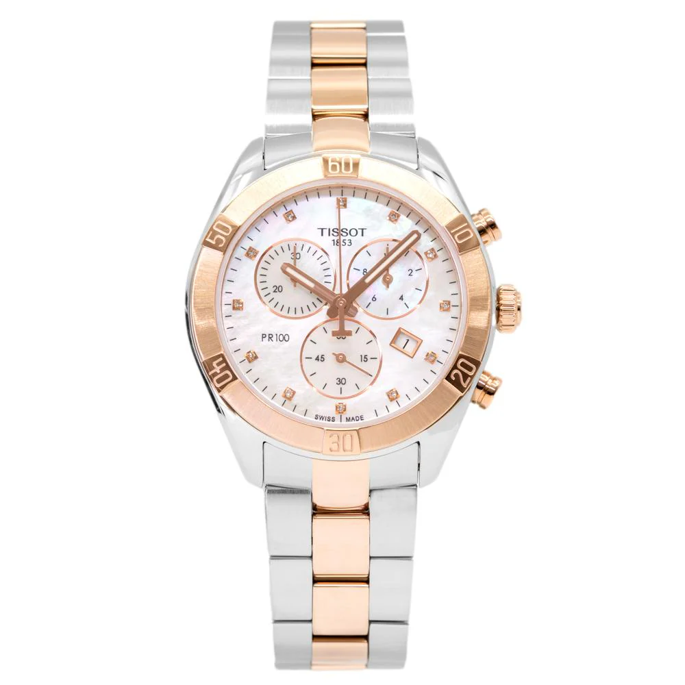 Tissot T101.917.22.116.00 PR 100 Chic Chrono Mop Dial Watch - Image 2