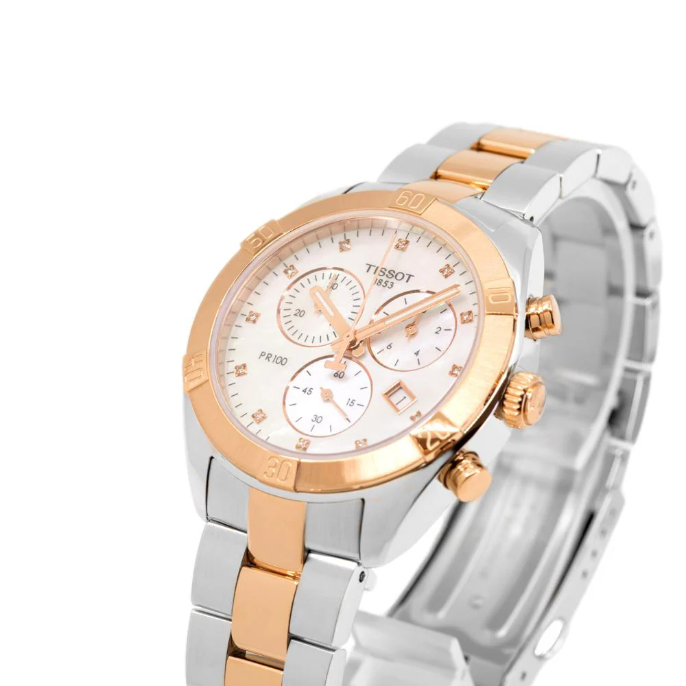 Tissot T101.917.22.116.00 PR 100 Chic Chrono Mop Dial Watch - Image 9