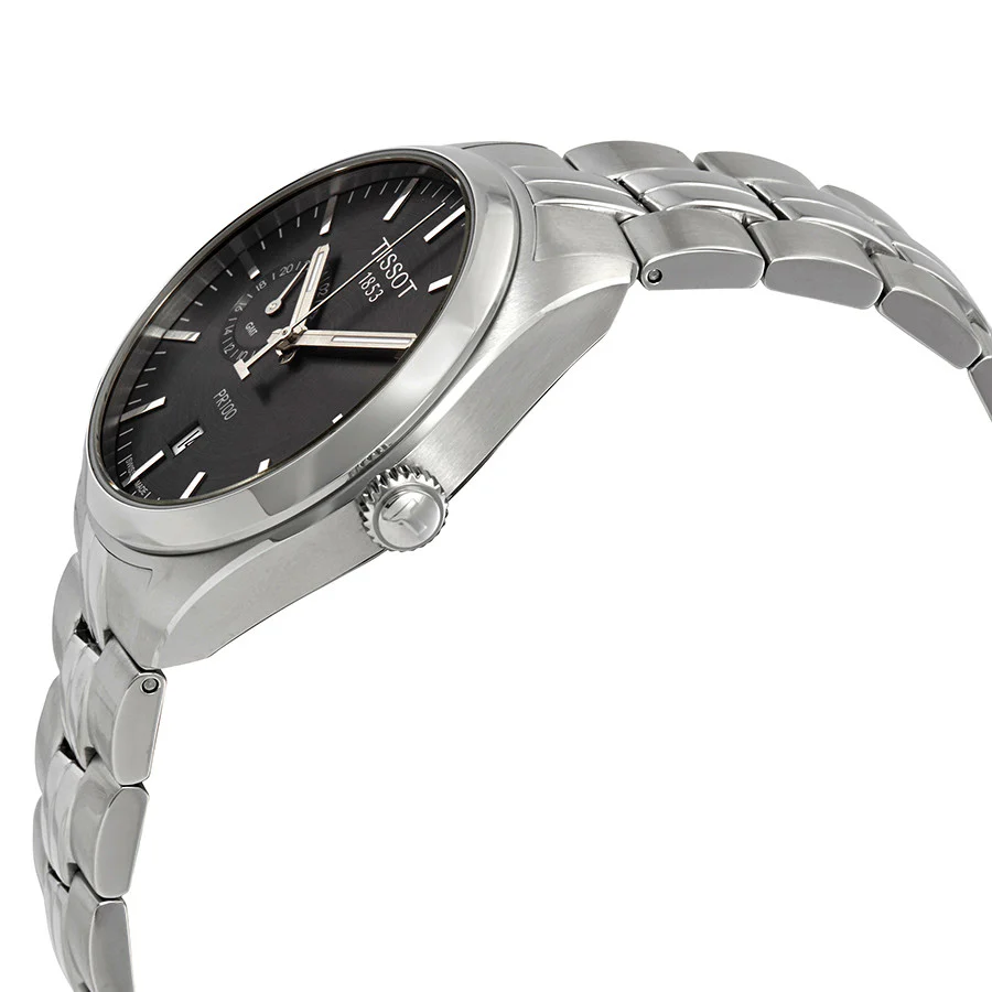 Tissot T101.452.11.061.00 PR 100 Quartz Dual Time Men's Watch - Image 4