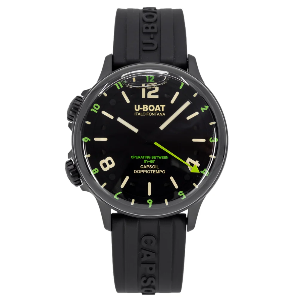 U-Boat 8840/B Capsoil Doppiotempo 45mm DLC Green Rehaut - Image 3
